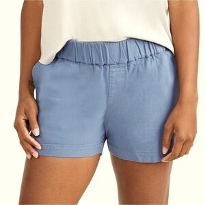 Free Fly Short Women's Stretch Canvas XL Sail Blue NWT‎ Pockets Elastic Waist